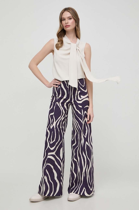 Liviana Conti pantaloni L4SU49 violet ZS24