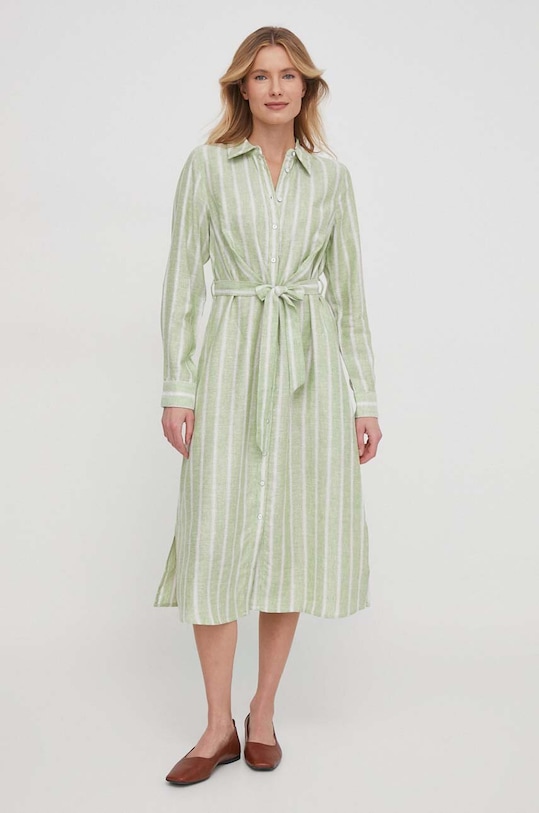 Mos Mosh rochie din in 159700 verde ZS24