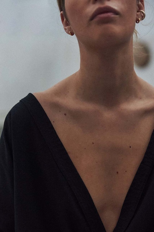 Îmbrăcăminte MUUV. rochie din amestec de in MAISON MAHALI suk.kimono.MAISONMAHALI negru