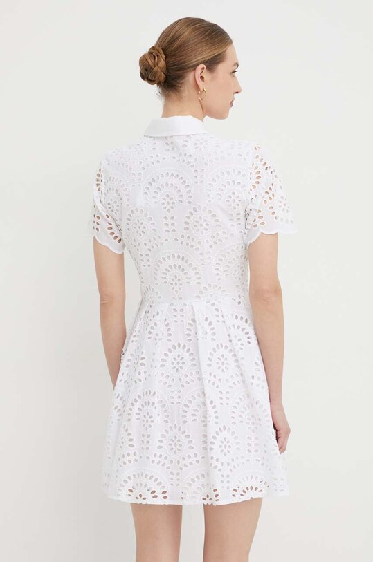 Îmbrăcăminte Silvian Heach rochie din bumbac GPP24431VE alb