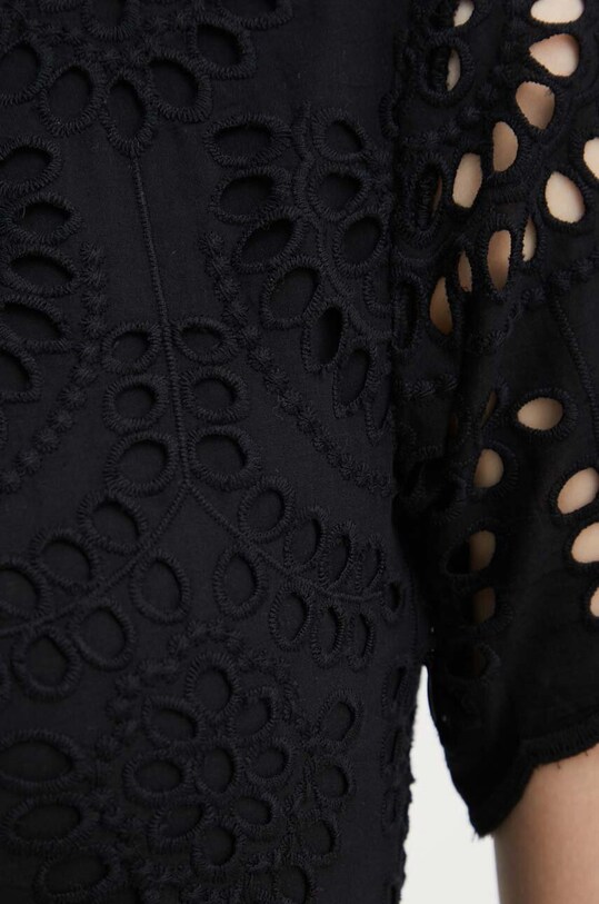 Pamučna haljina Silvian Heach GPP24431VE crna