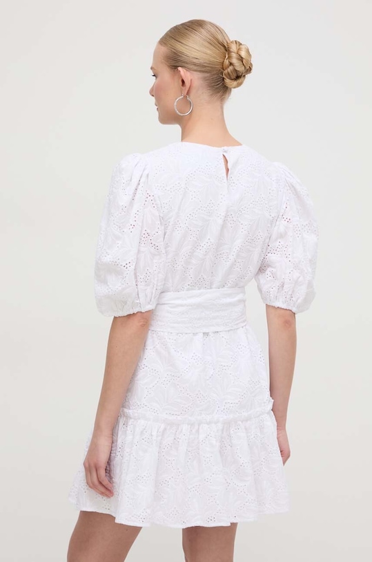 Îmbrăcăminte Silvian Heach rochie din bumbac GPP24272VE alb