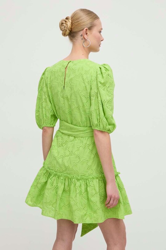 Îmbrăcăminte Silvian Heach rochie din bumbac GPP24272VE verde