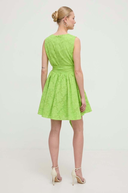 Îmbrăcăminte Silvian Heach rochie din bumbac GPP24319VE verde