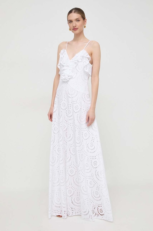 Îmbrăcăminte Silvian Heach rochie GPP24432VE alb