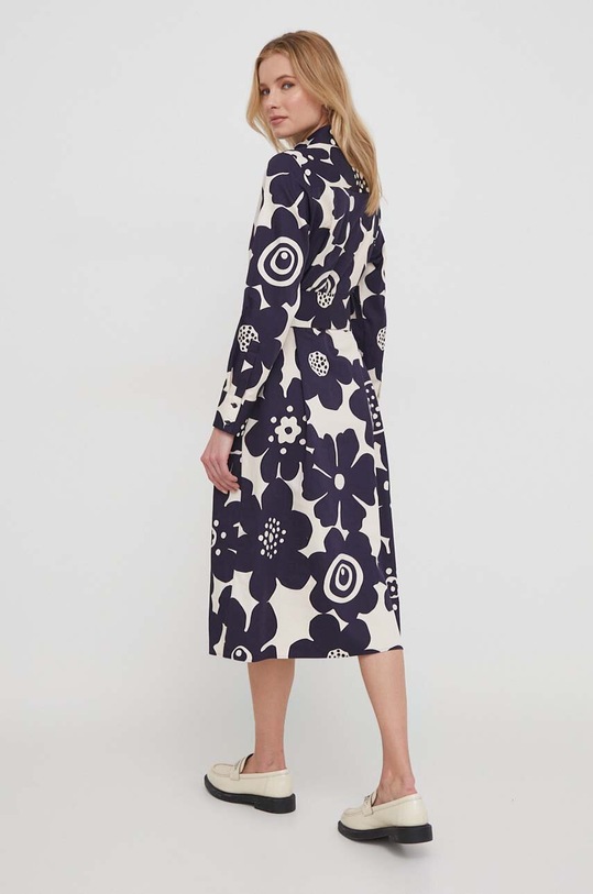 Odzież Seidensticker sukienka bawełniana 60.136002 granatowy