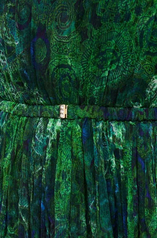Nissa rochie de mătase RC14784 verde