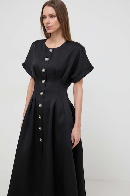 Nissa sukienka RS14861 czarny ZS24