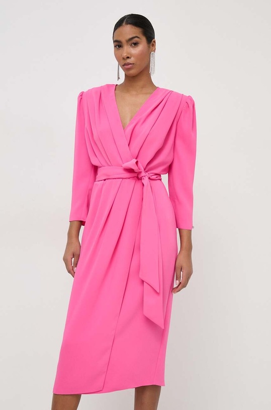 Nissa rochie midi roz RC14938