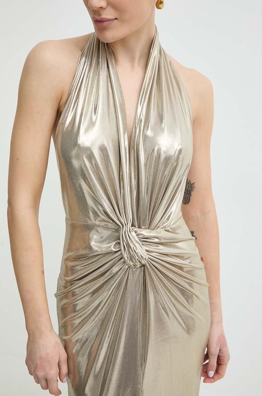 Nissa sukienka RS14865 złoty