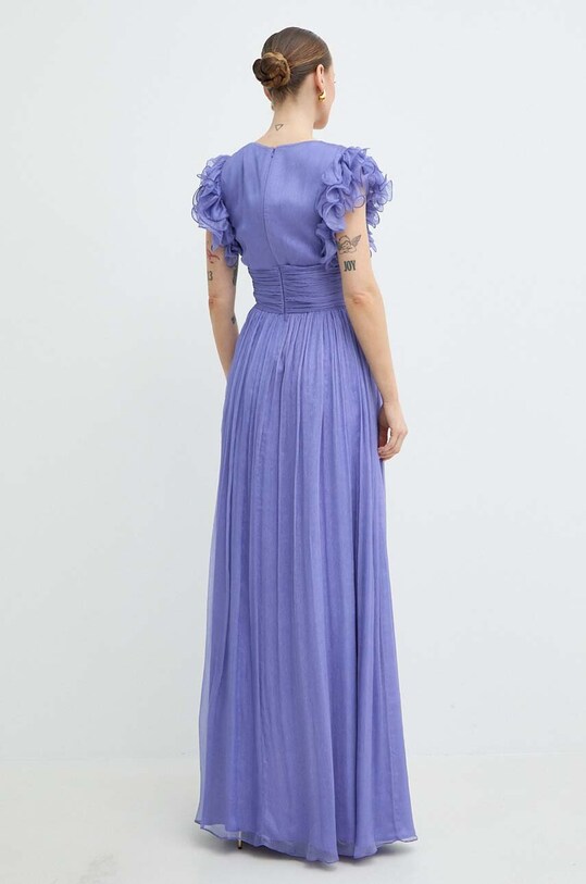Îmbrăcăminte Nissa rochie de mătase RS14802 violet