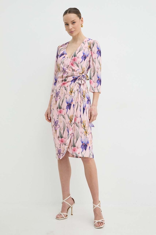 Nissa sukienka trzy czwarte multicolor RZ14836