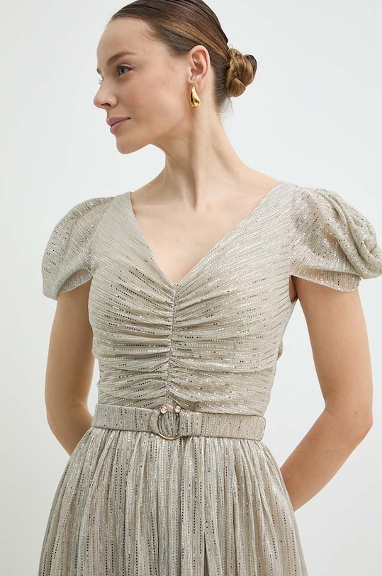 Nissa sukienka złoty RS14818