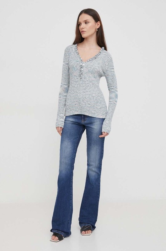 Mos Mosh sweter 158800 zielony ZS24