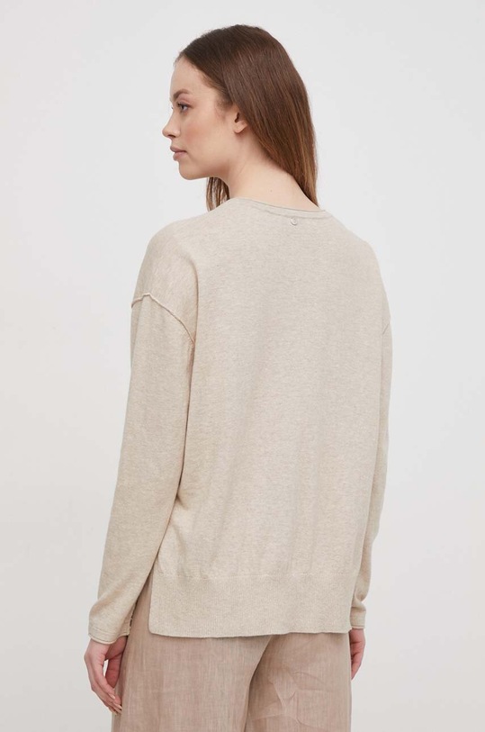 Îmbrăcăminte Mos Mosh pulover din amestec de casmir 158970 bej