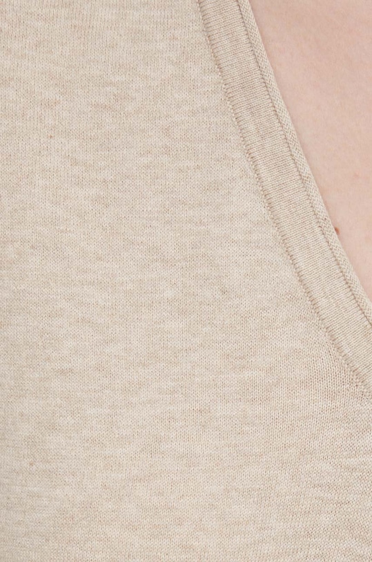 Mos Mosh pulover din amestec de casmir bej 158970