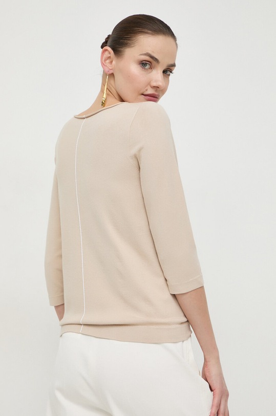 Liviana Conti sweter pozostałe beżowy F4SF26
