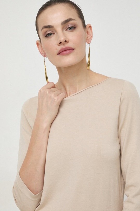 Liviana Conti sweter beżowy F4SF26