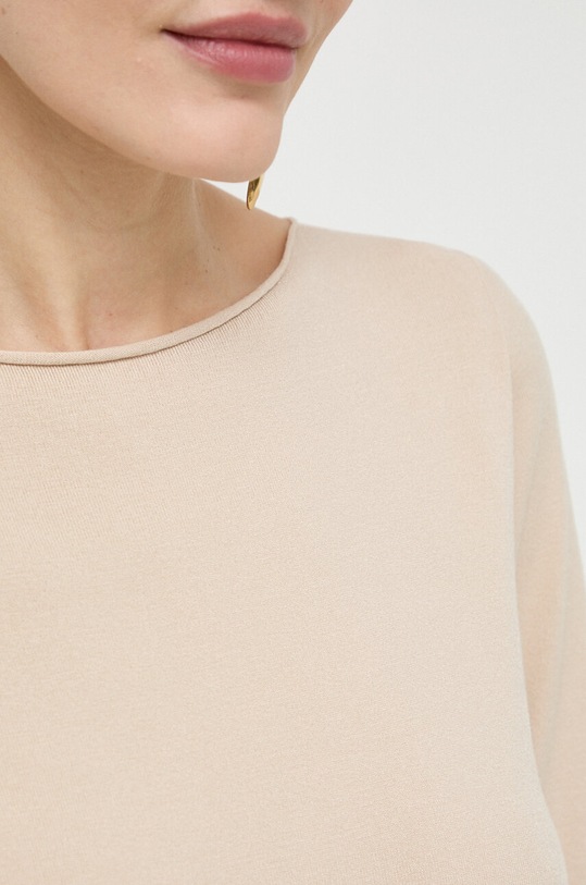 Liviana Conti sweter F4SF26 beżowy