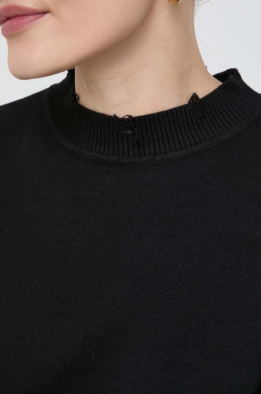 Silvian Heach sweter czarny GPP24418MA