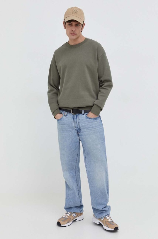 Solid bluza uni verde 21107419.180515