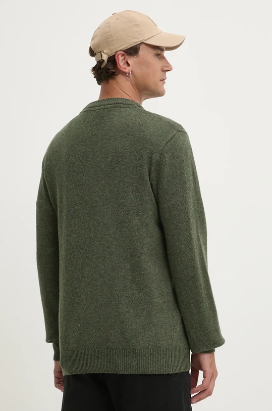 Odzież Solid sweter wełniany 21107341.1903091 zielony