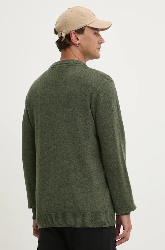 Odzież Solid sweter wełniany 21107341.1903091 zielony