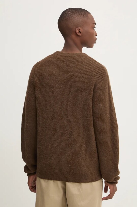 Abbigliamento Solid maglione in misto lana 21108278.190814 marrone