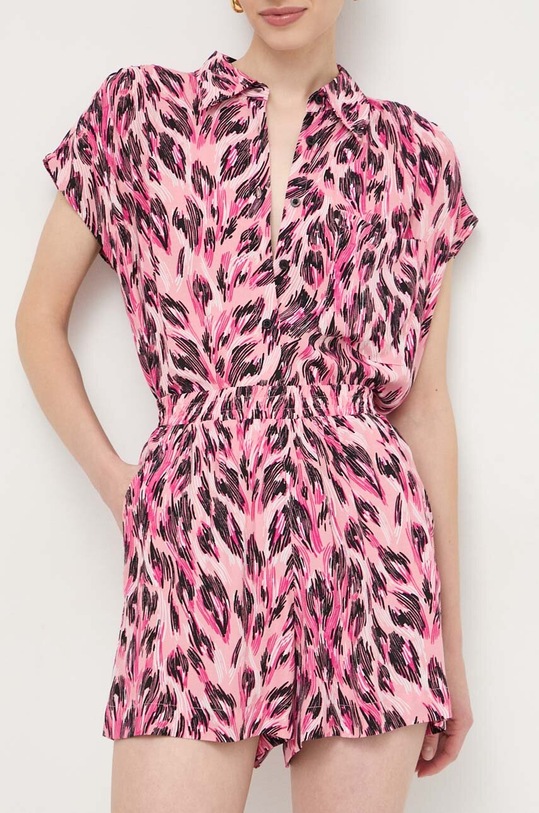 Σορτς Silvian Heach ψηλή ροζ GPP24117SH