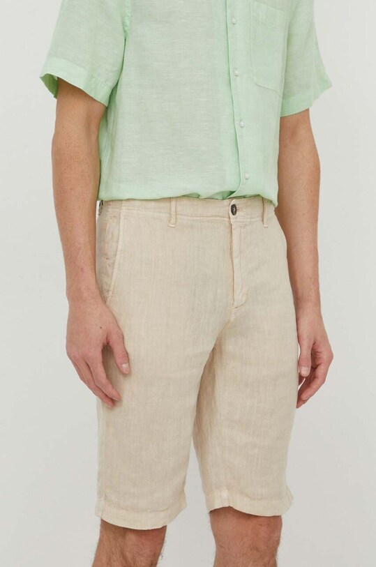 Bomboogie pantaloni scurti din in in bej BMGRITTLCC