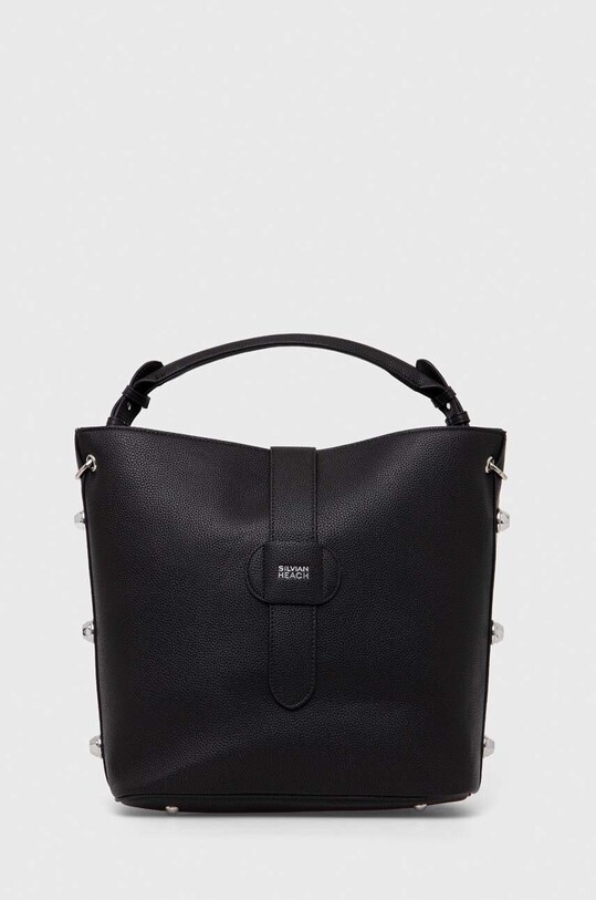 Silvian Heach torebka mieści A4 czarny RCP24029BO