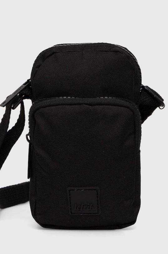 Σακίδιο Lefrik AMSTERDAM STRIPES υφασμάτινο μαύρο AMSTERDAM.STRIPES.BLACK