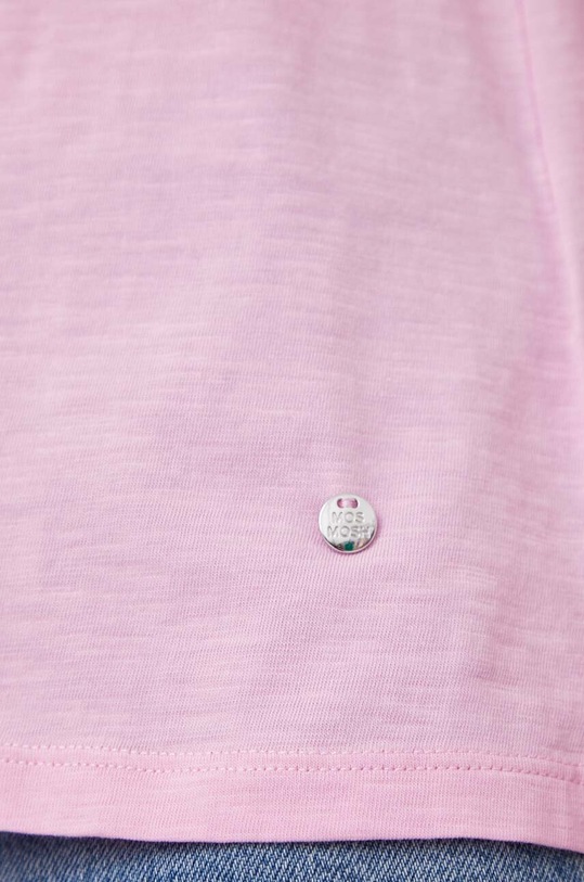 Mos Mosh t-shirt bawełniany 160920 różowy