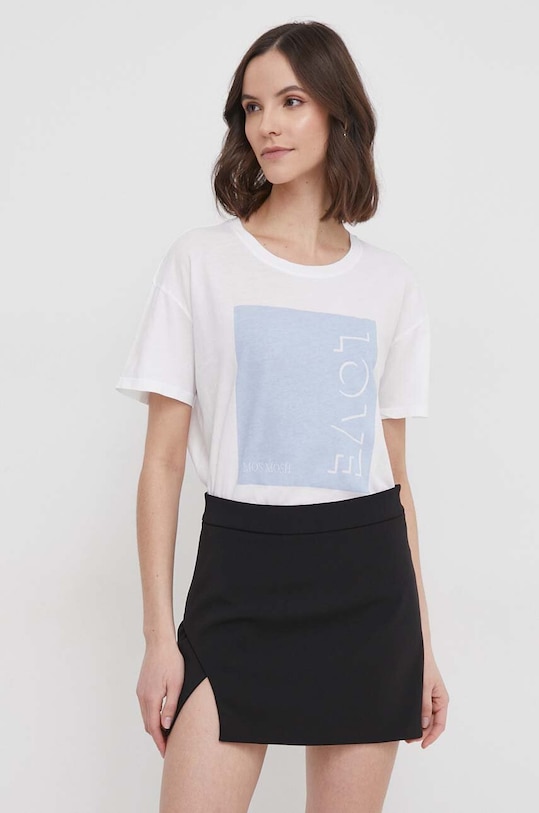 Odzież Mos Mosh t-shirt bawełniany 160840 niebieski