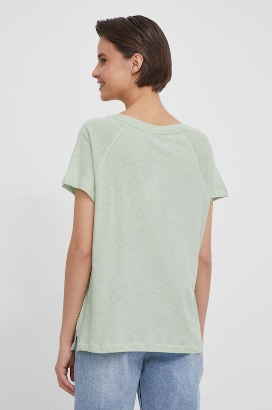 Abbigliamento Mos Mosh maglietta con aggiunta di lino 160870 verde
