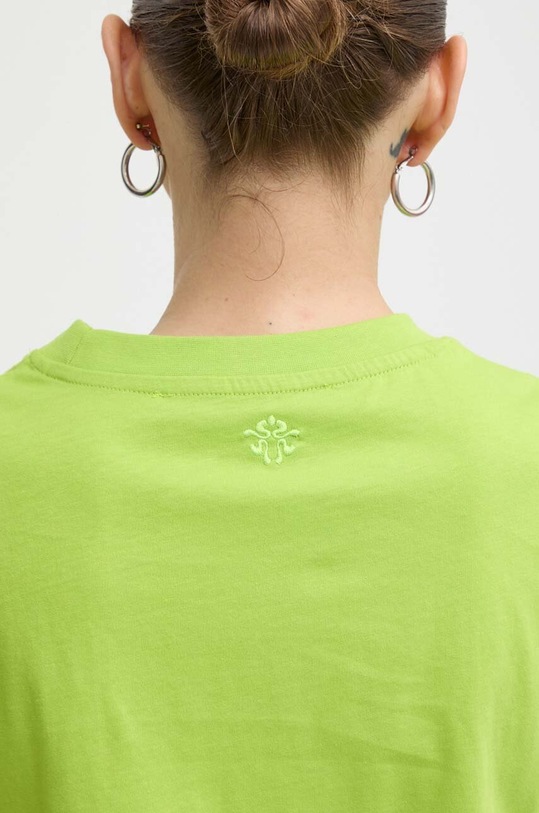 Хлопковая футболка Silvian Heach зелёный GPP24022TS