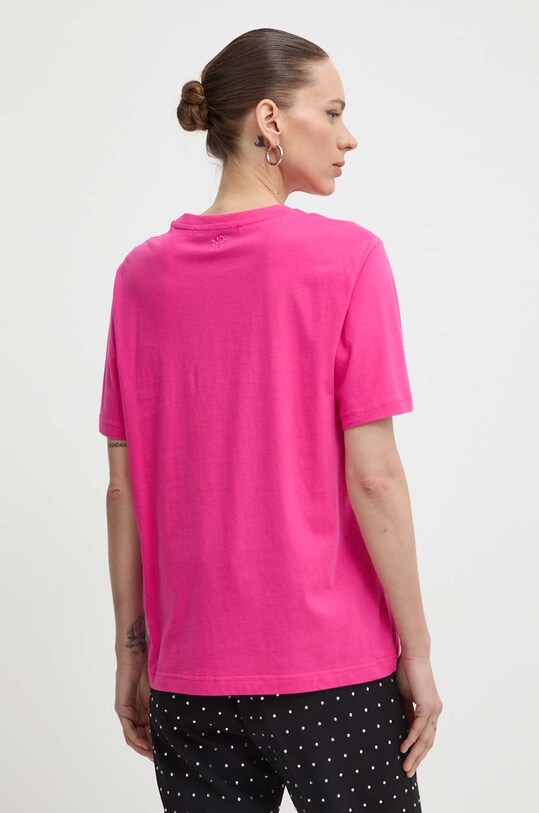Oblečenie Bavlnené tričko Silvian Heach GPP24023TS ružová