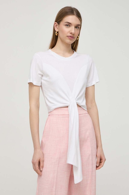 Silvian Heach t-shirt semplice bianco GPP24063TS