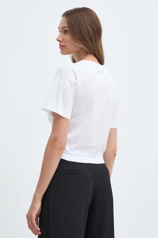 Îmbrăcăminte Silvian Heach tricou din bumbac GPP24097TS alb