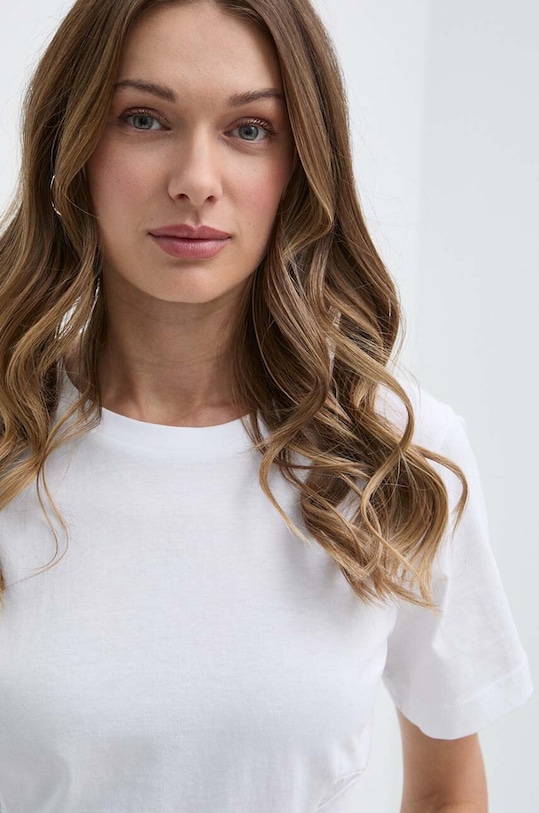 Silvian Heach tricou din bumbac alb GPP24097TS