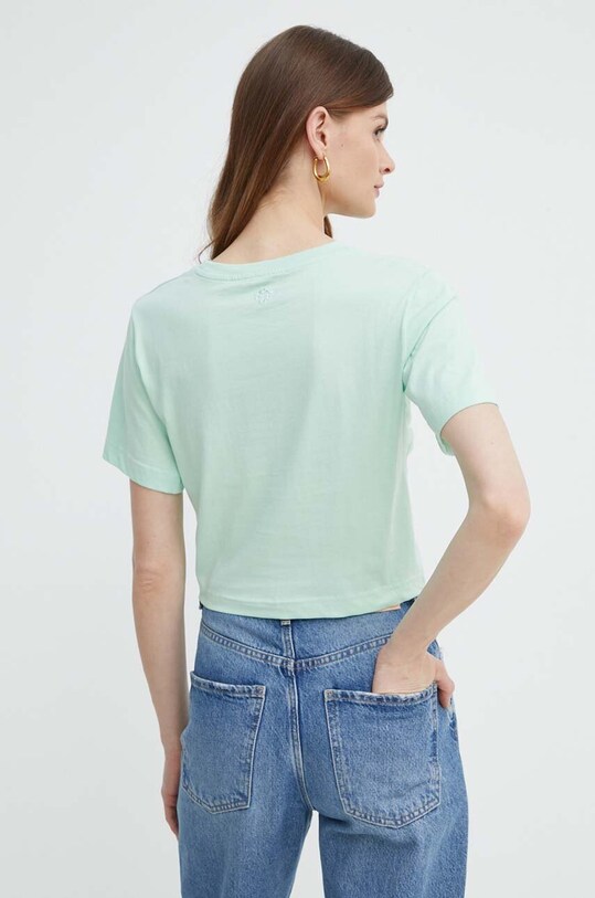 Одежда Хлопковая футболка Silvian Heach GPP24097TS зелёный