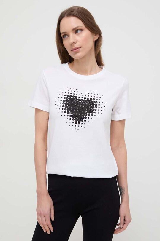 Silvian Heach t-shirt bawełniany biały GPP24403TS