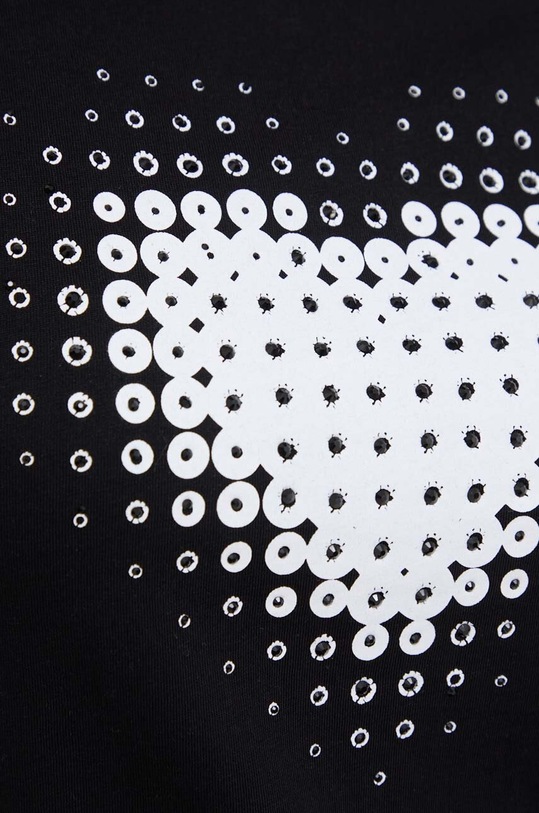 Silvian Heach pamut póló GPP24403TS fekete