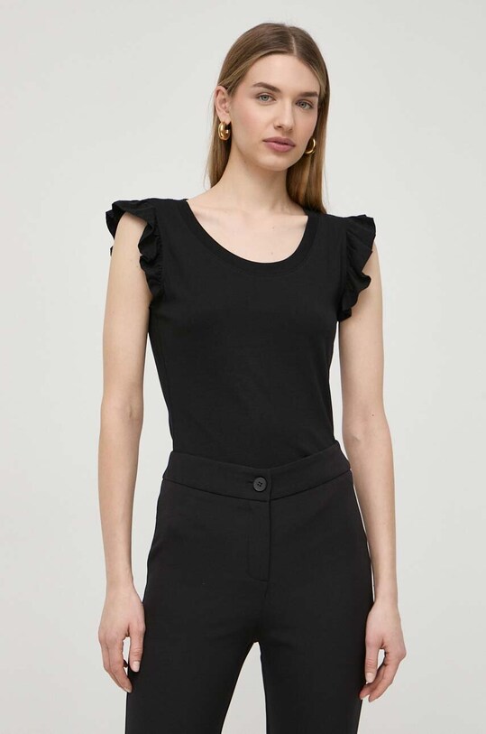 Odzież Silvian Heach t-shirt GPP24465CN czarny