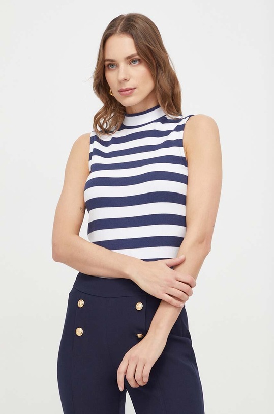 Top Silvian Heach σκούρο μπλε GPP24453LU