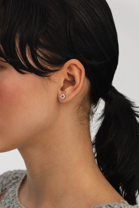 ANIA KRUK kolczyki srebrne GLAMOUR srebrny SMVKC1902