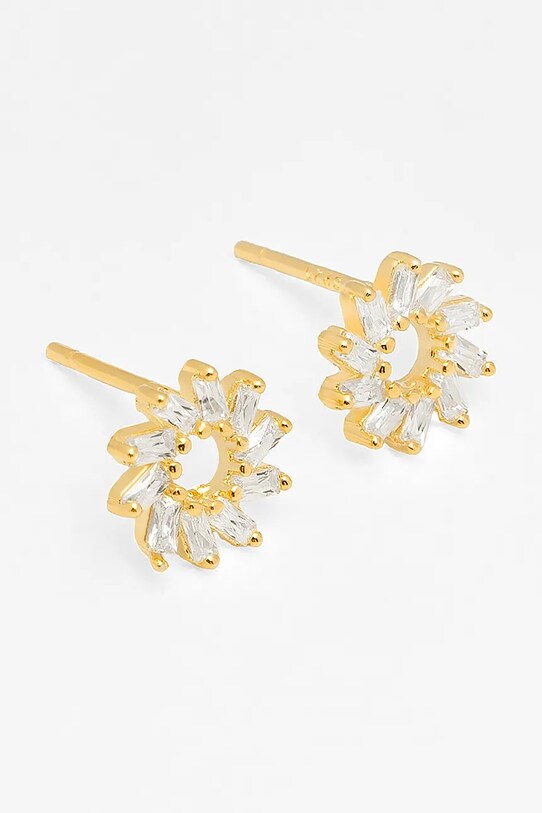 Серебряные серьги с позолотой ANIA KRUK GLAMOUR SMVKC1902Z золотой ZS25