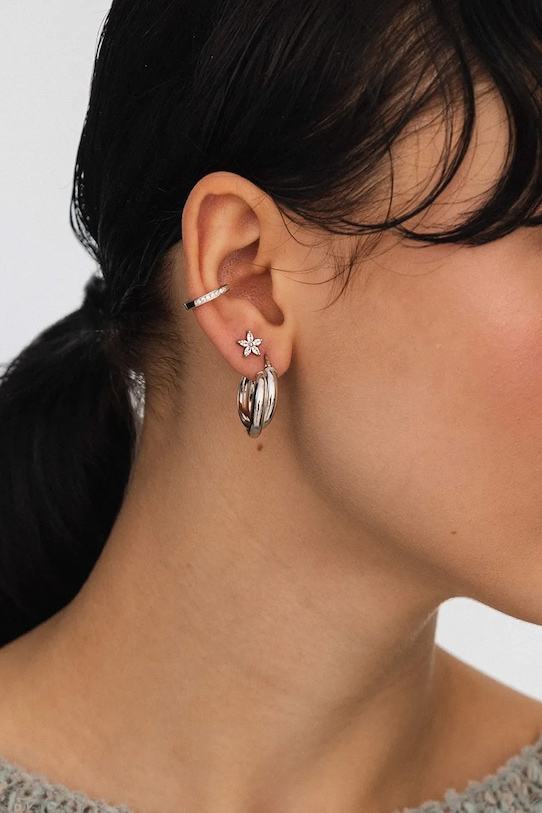 ANIA KRUK kolczyki srebrne SKY srebrny SMVKC1932