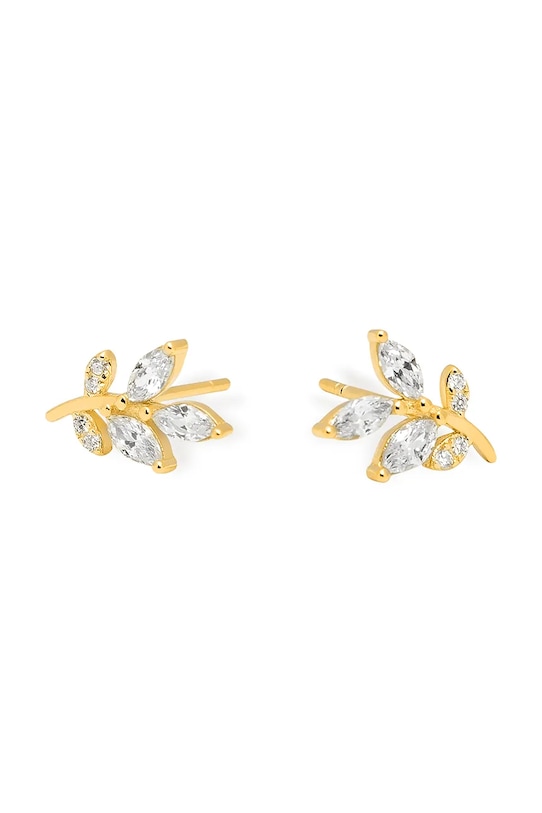 ANIA KRUK kolczyki ze srebra pokrytego złotem HIPPIE srebro złoty SMVKC1942Z