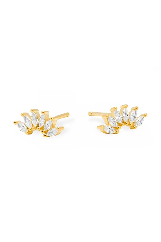 Серебряные серьги с позолотой ANIA KRUK GLAMOUR серебро золотой SMVKC1962Z
